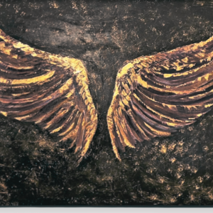 “Angel Wings” <br>101.6 x 152.4cm<br>acrilico sobre lienzo