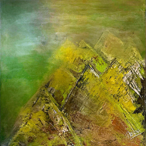 “Standing Strong” <br>50.8 x 50.8cm<br>acrilico sobre lienzo
