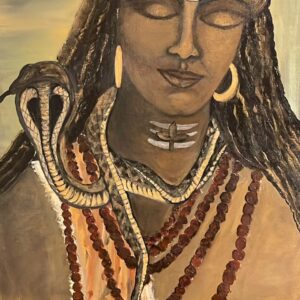 Shiva <br>18x36 on Canvas<br> Original