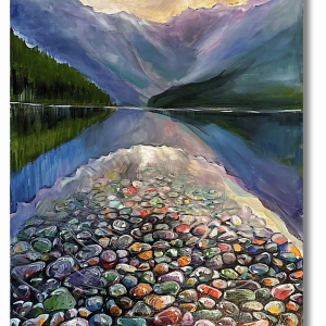“Serene Horizon<br>60.5 x 75.5cm<br> Acrilico sobre lienzo