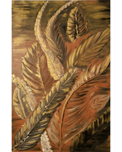 “The feathers” <br>24"x36"<br>Acilico sobre lienzo
