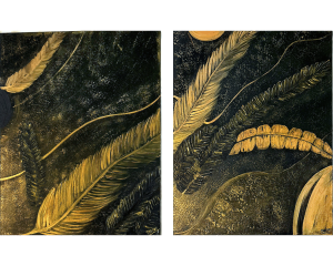 "Golden Fields" <br>60.96 x 76.2cm<br>Acrilico sobre lienzo