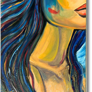"Whispers of the Tide" <br>60.96 x 91.44cm<br>  Acrilico sobre lienzo