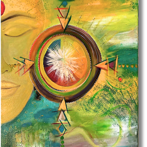"Maya" <br>60.96 x 91.44cm<br>Acrilico sobre lienzo