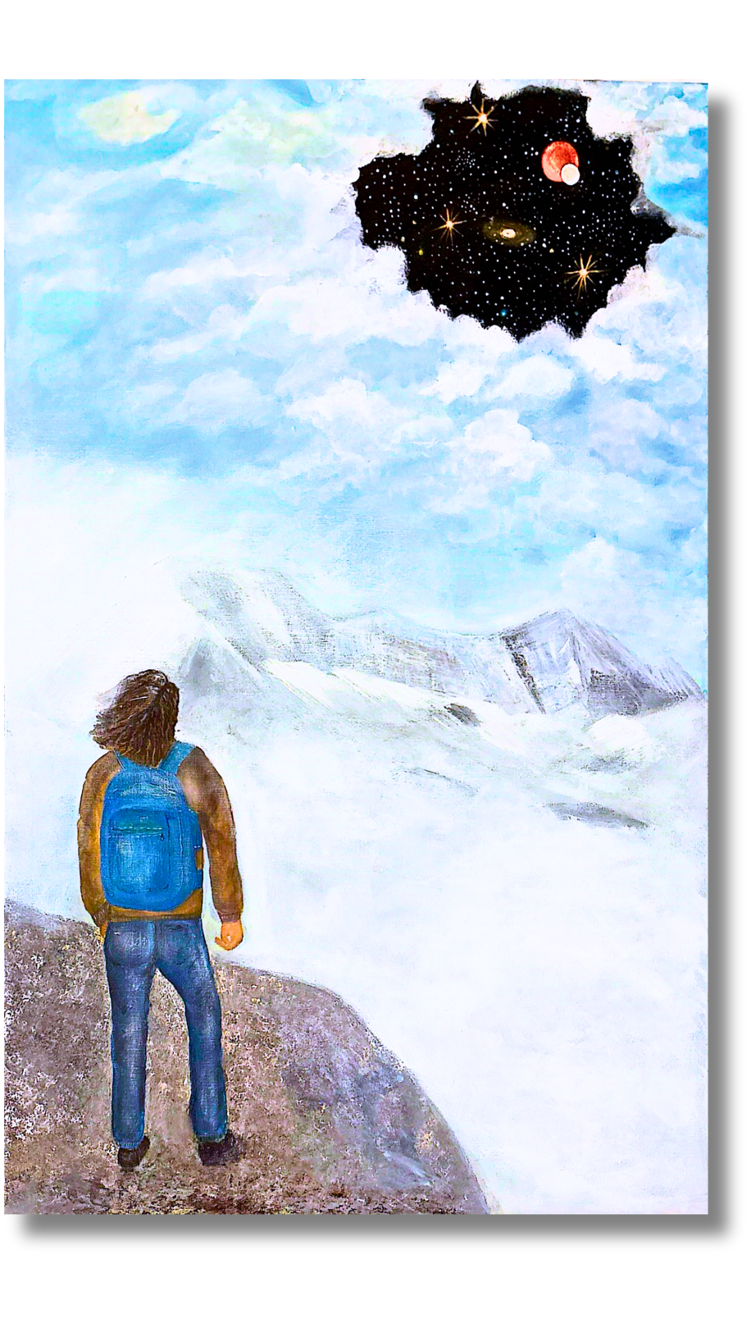 "Look Beyond"   <br>91 x 60.5cm<br>Acrilico sobre lienzo