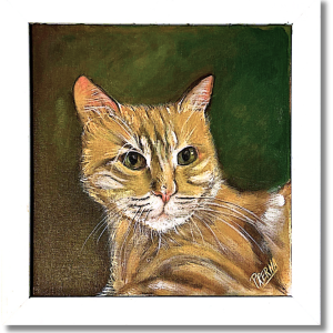 "Perejil de cat" <br>35 x 35cm<br>  Acrilico sobre lienzo