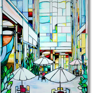 "El Corazón de Brecha" <br>101 x 151cm<br>  Acrilico sobre lienzo