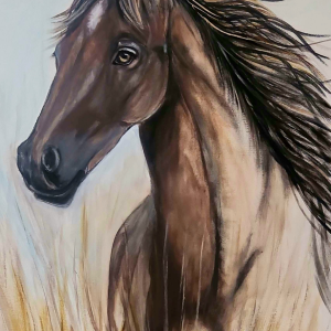 Harness free <br>101.6 x 76.2cm<br> Acrilico sobre lienzo