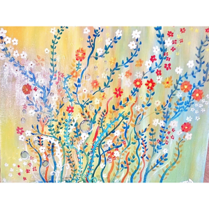 "Bubbles" <br>Acrilico sobre lienzo