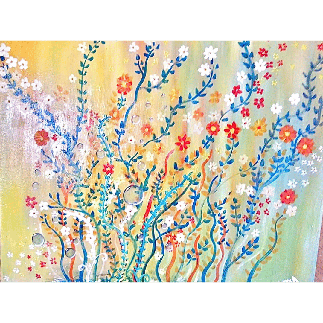 "Bubbles" <br>Acrilico sobre lienzo